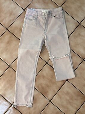 Mother Superior Pale Pink Jeans